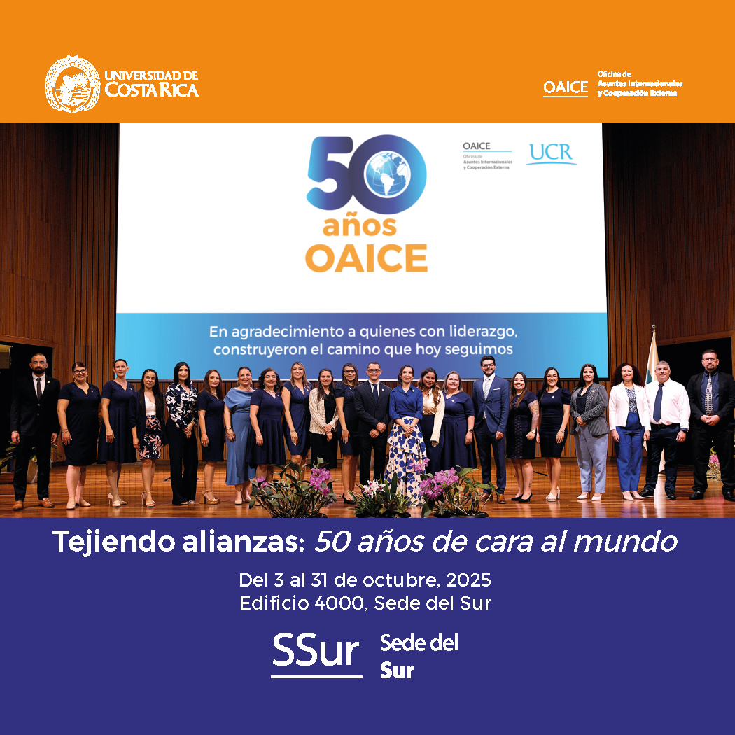 Imagen de 50 Aniversario OAICE portada de exposición Tejiendo alianzas: 50 años de cara al mundo